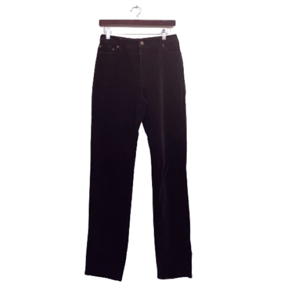 Jeanology Black Thick Velvet Pants Women’s Size 8T